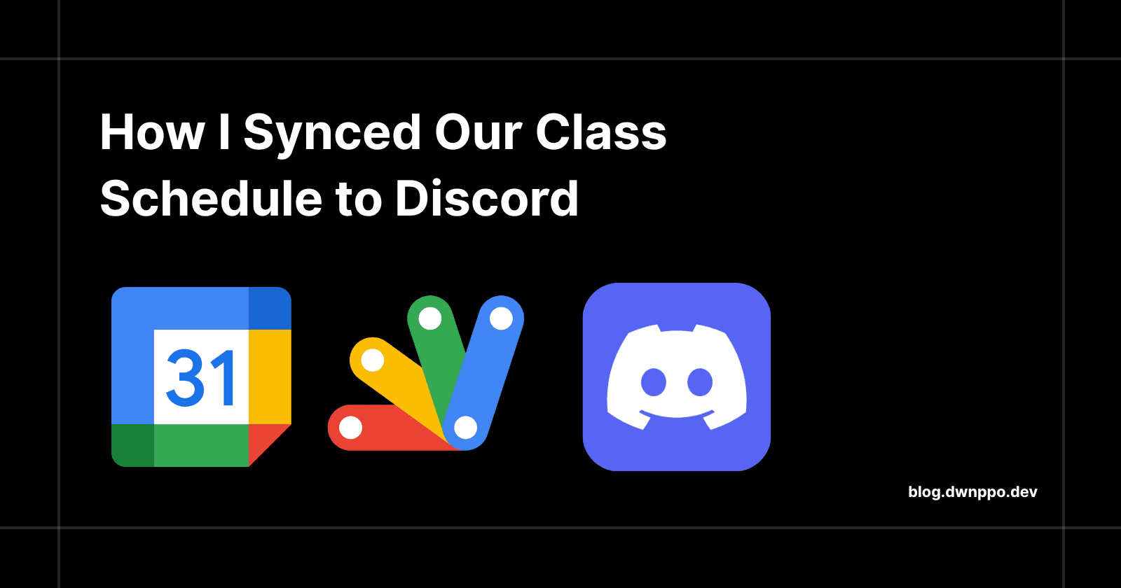 How I Synced Our Class Schedule to Discord